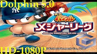 Jikkyou Powerful Major League JP Gamecube Dolphin 50 1080p HD [upl. by Roose]