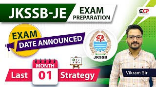 Last 1 month strategy by best mentor Vikram sir for JKSSB JE Civil written exam preparation [upl. by Howund]