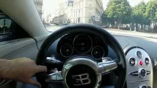 Driving Bugatti Veyron Through Paris 12M [upl. by Varick]