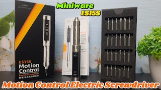 Miniware ES15S Motion Control Electric Screwdriver with Torque Unboxing and Review [upl. by Cheffetz357]