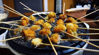 BROCHETTES PANÉS FRITES JAPONAISES KUSHIKATSU [upl. by North]