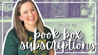 10 Romance Book Box Subscriptions  part 1 [upl. by Attenor168]