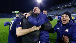 SCENES As Dinamo Zagreb Celebrate After Incredible Comeback Against Tottenham [upl. by Pressman812]