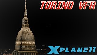 XPLANE 11  Torino VFR  NIGHT [upl. by Igal]