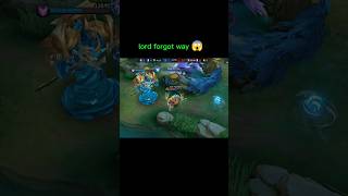 lord forgot way 😱shorts mlbb mobilelegends viralshorts moontoon lord [upl. by Arabele895]