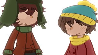 south park i love you  kyman angst   gacha club [upl. by Selassie]