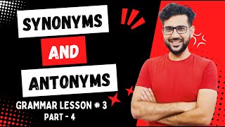 synonyms and antonyms in english  antonyms and synonyms [upl. by Enilaf402]