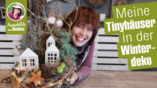 Minihaus im Winter  DIY Winterdekoration mit adventlichem Touch  Herbstdeko Ideen [upl. by Ecerahc]