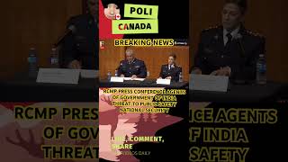 RCMP ANNOUNCE THREAT TO PUBLIC SAFETY politics trudeau [upl. by Nerrej]