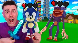 LALECZKA VOODOO KONTROLUJE SHIN SONIC w Minecraft [upl. by Aseram]