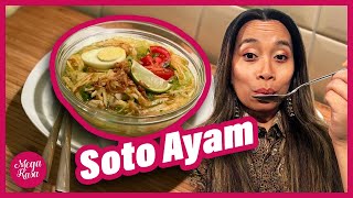 Jag gjorde Soto Ayam den mest kända soppan i Indonesien [upl. by Wandie782]