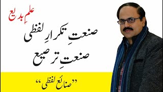 Sanat e Takraar  Sanat e Tarsee  صنعتِ تکرارِ لفظی  صنعتِ ترصیع [upl. by Vharat]