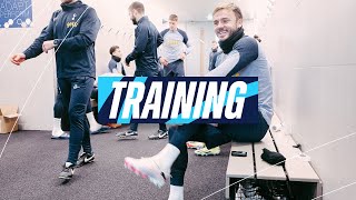 JAMES MADDISON RETURNS TO TOTTENHAM HOTSPUR TRAINING [upl. by Valer15]