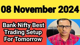 Bank Nifty 8 Nov Chart Analysis Tomorrow  Bank Nifty Prediction For Tomorrow [upl. by Iddo797]