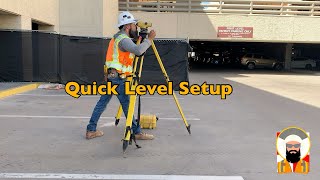 Surveying How to Setup a Builders Level [upl. by Cherrita209]