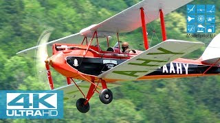 DH60G GIPSY MOTH 133 ANDREAS PAUL GER F4 SCALE WORLD CHAMPIONSHIP 2018 MEIRINGEN 4K [upl. by Lepp]