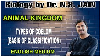 Types of Coelom Basis of Classification Animal Kingdom  English Medium [upl. by Leeland]