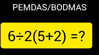 How to Solve 6÷252 PEMDASBODMAS [upl. by Ainessey]