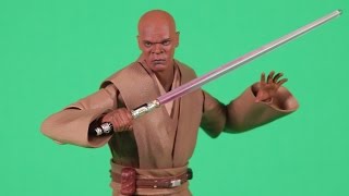 Bandai SH Figuarts Mace Windu Star Wars Review [upl. by Attemaj]