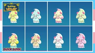 ALL 63 FORMS of Alcremie and How to Get Them  Pokémon Sword amp Shield [upl. by Rother997]