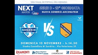 🎥 🔴 Nuova Sondrio Calcio vs GS Arconatese [upl. by Reinke296]