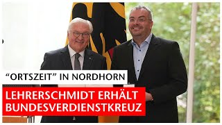 Bundesverdienstkreuz für quotLehrerschmidtquot Kai Schmidt aus Nordhorn  Ortszeit Nordhorn  GNOnline [upl. by Rentschler]