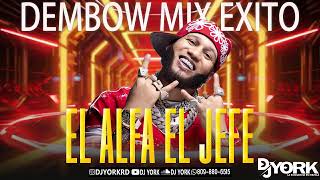 EL ALFA EL JEFE DEMBOW MIX  EXITO 2024 DJ YORK [upl. by Ecirtnahc]