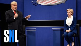 Donald Trump vs Hillary Clinton Town Hall Debate Cold Open  SNL [upl. by Hsara653]