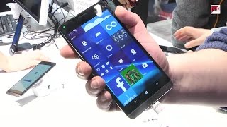 MWC 2016 Handy als LaptopErsatz  HP Elite X3 im Test [upl. by Abla]