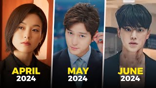 12 MostAnticipated Korean Dramas Releasing in 2024 AprilJune [upl. by Comyns]