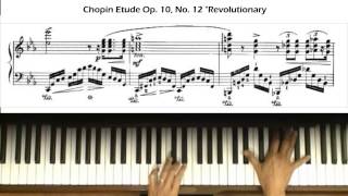 Chopin Etude Op 10 No 12 quotRevolutionaryquot Piano Tutorial recorded 2011 will redo May 2024 [upl. by Uriia]