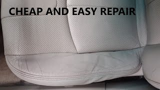 Car leather seat repair for under 40 [upl. by Derf815]