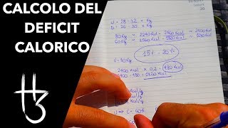 Come Calcolare il Deficit Calorico SENZA formule [upl. by Norabal]