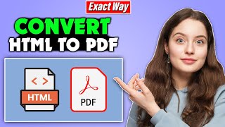 How to convert html to pdf  Full Guide [upl. by Zebe936]