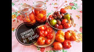 CONSERVES DE TOMATES au naturel en direct du potager [upl. by Oicram903]