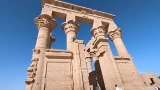 Visit to Philae Temple and boat tour of Agilkia Island Aswan Egypt December 2023 [upl. by Atsugua892]