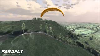 Paragliding in Parafly Sim 3D Flight Simulator [upl. by Yngad982]