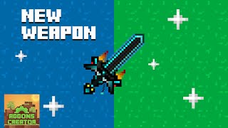 How to Create Weapon in Minecraft PE  God Craft  MCPE Addon Creator [upl. by Mcgruter]