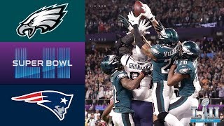 Eagles vs Patriots  Super Bowl LII Game Highlights [upl. by Nylleoj774]