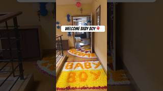 welcome baby boy home decorationnewborn baby welcome home decorationwelcome home decoration ideas [upl. by Ellac]