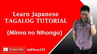 Minna No Nihongo Lesson 1part 1 in【 Tagalog】 N5 LEVEL [upl. by Enelrahs]