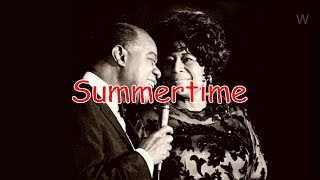 Ella Fitzgerald e Louis Armstrong  Summertime  Legendado [upl. by Etnuahs855]