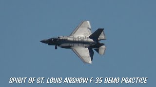 The Awesome F35 Demonstration Practice [upl. by Rennoc]