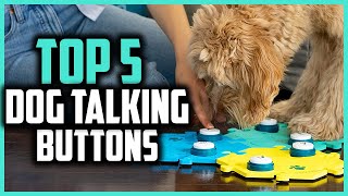 ✅Top 5 Best Dog Talking Buttons of 2024 [upl. by Glennon896]