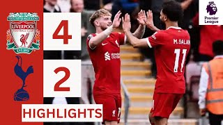 Liverpool vs Tottenham 42 HIGHLIGHTS amp All Goals [upl. by Aicilyt]