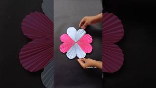 Heart Shape Paper Wall Hanging ✨youtubeshorts viralshort diy heart wallhanging papercraft [upl. by Inessa]