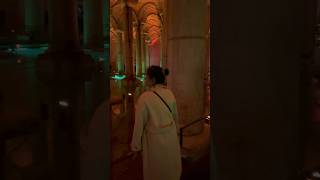 Basilica cistern travelvlog youtubeshorts foryou travel istanbul touristattraction visit [upl. by Geoffrey]