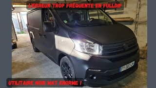 LERREUR LA PLUS FREQUENTE EN FULLDIP EXEMPLE SUR CET UTILITAIRE NOIR MAT [upl. by Altman]