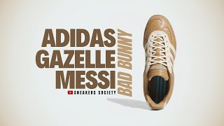 LIONEL MESSI 2024 Bad Bunny x Adidas Gazelle  DETAILED LOOK  PRICE [upl. by Annaer]