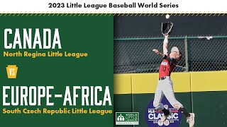 Canada vs Czech Republic  2023 Little League Baseball World Series Game 15 [upl. by Aksehcnarf]